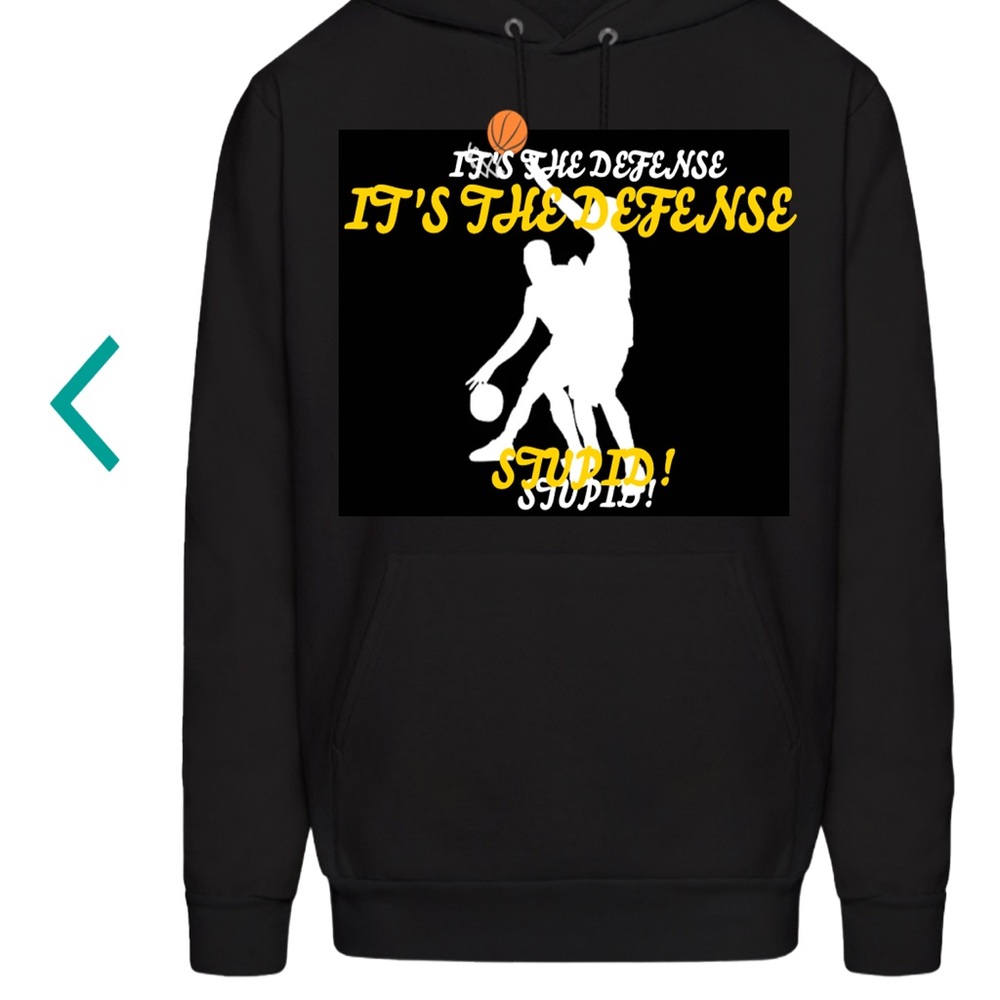 Black Graphic Hoodie